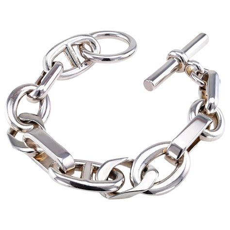 Hermès Sterling Silver Alea Bracelet Large Model